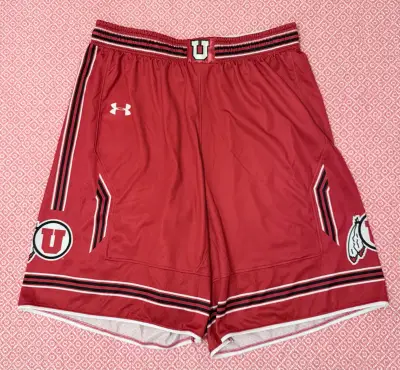 Shorts basketball Universidad de Utah Under Armour - miniatura 1