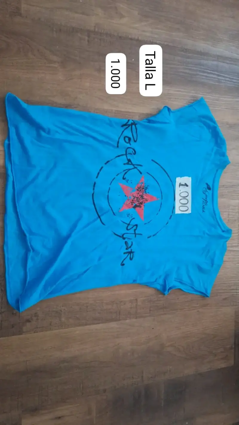 Polera negra Nirvana talla S - 2