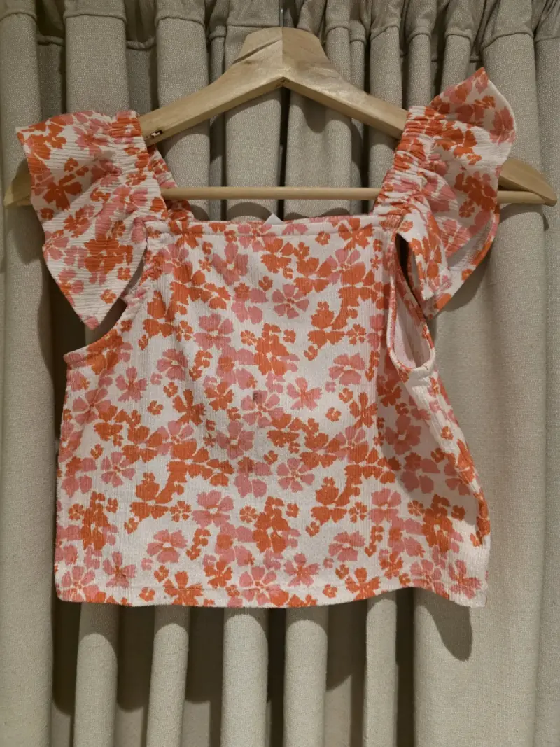 Blusa floral sin mangas Zara para niña - 1