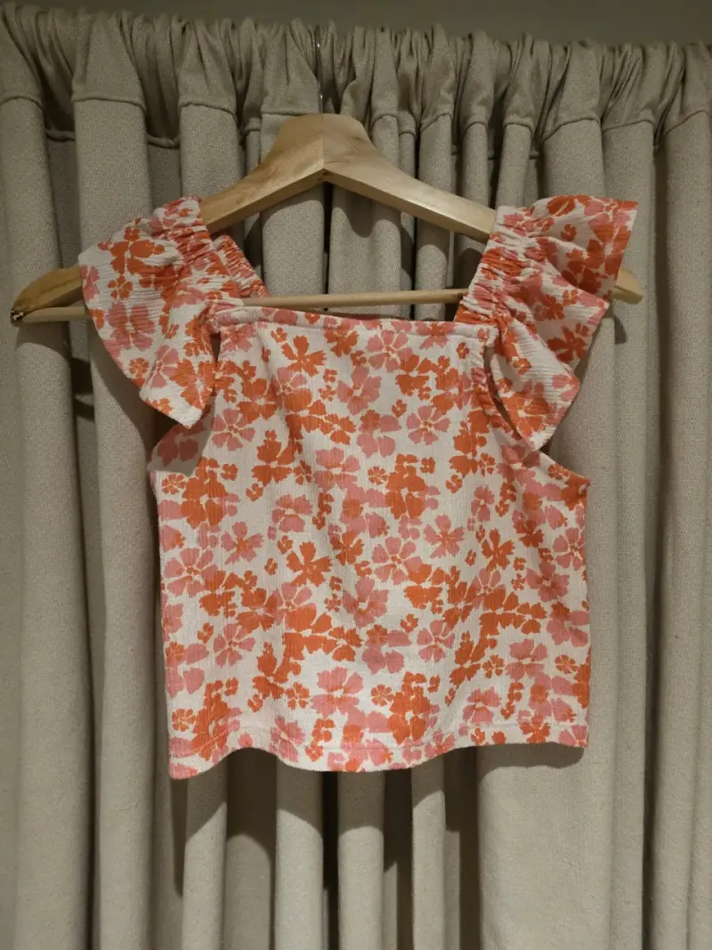 Blusa floral sin mangas Zara para niña - 2