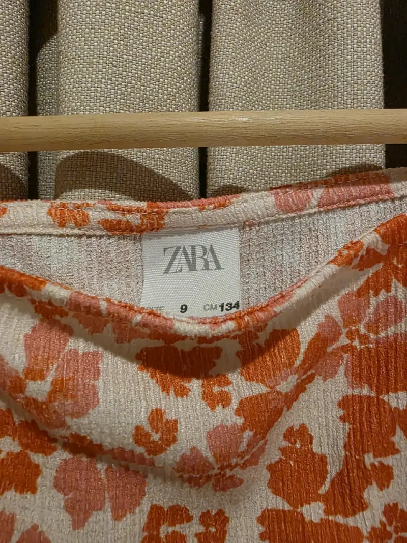 Blusa floral sin mangas Zara para niña - 3