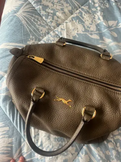 Bolso Bimba y Lola  marrón con detalles dorados - miniatura 1