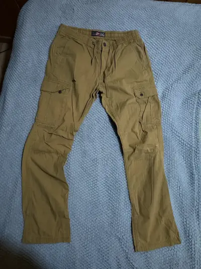 Pantalones cargo hombre color caqui Doo Australia - miniatura 1