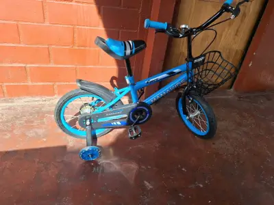 Bicicleta Infantil MamaKids Aro 14 Azul - miniatura 1