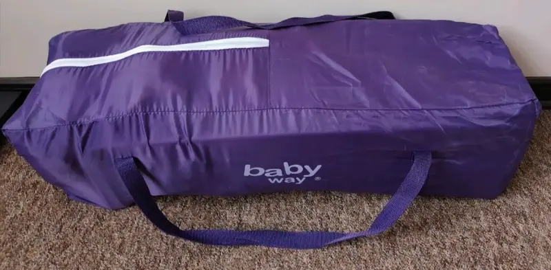 Cuna Corral Plegable Baby Way Morada - 3