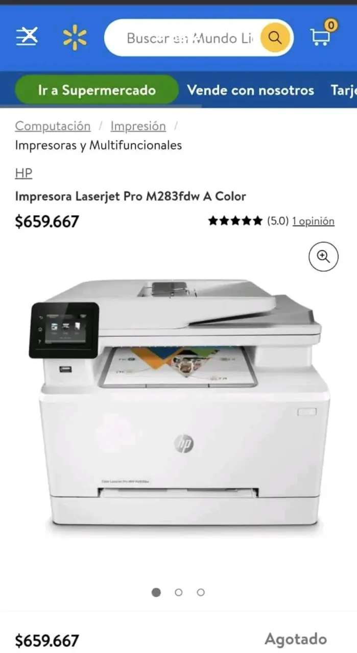 Impresora Multifunc. HP LaserJet Pro M283fdw Co - 2