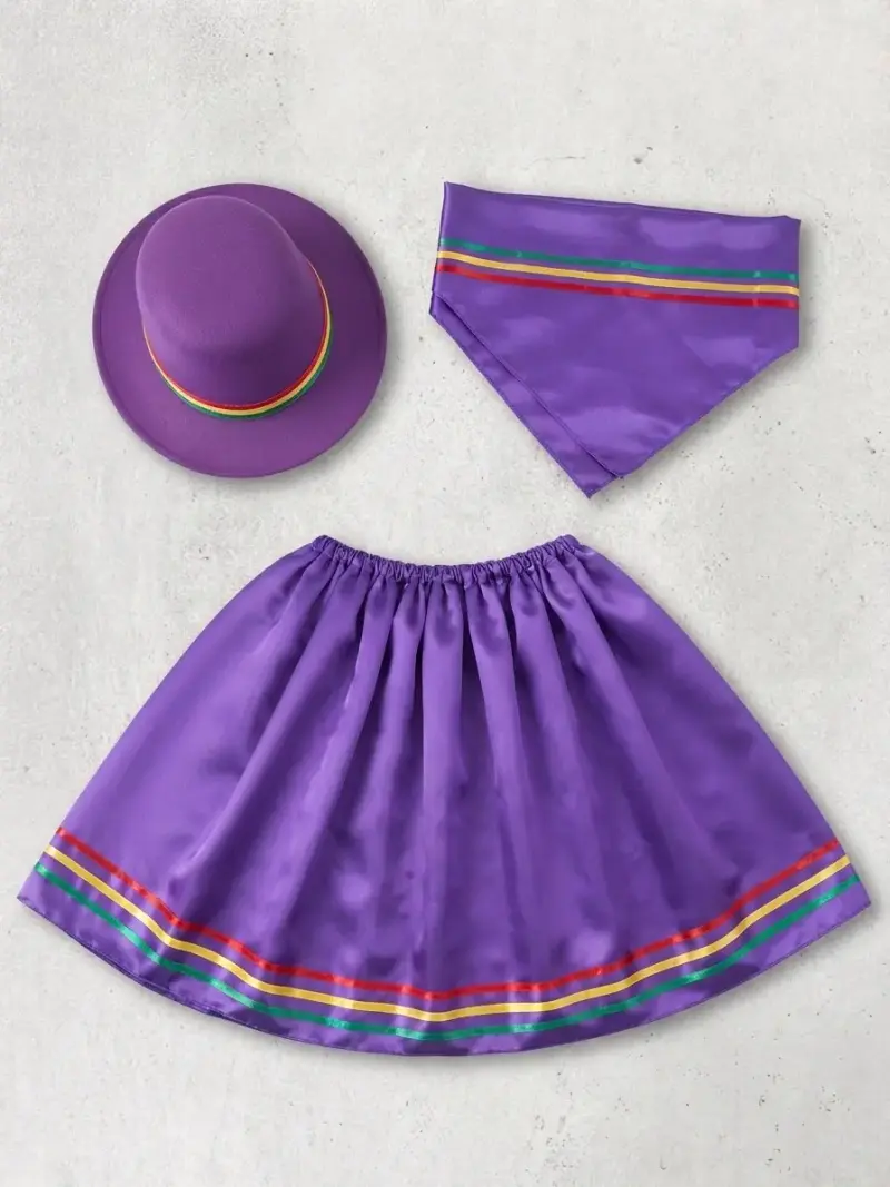 Conjunto de Danza Folclórica Infantil Morado