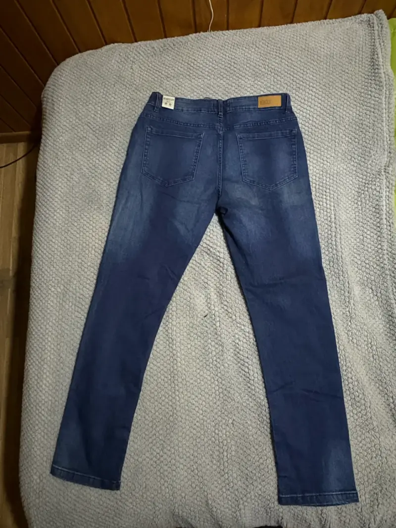 Jeans azul oscuro para hombre Bearcfliff - 2