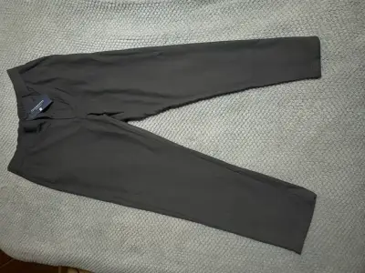 Pantalones negros de algodón para hombre - miniatura 1
