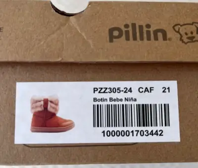 Botines para niña con forro de piel Pillin - miniatura 2