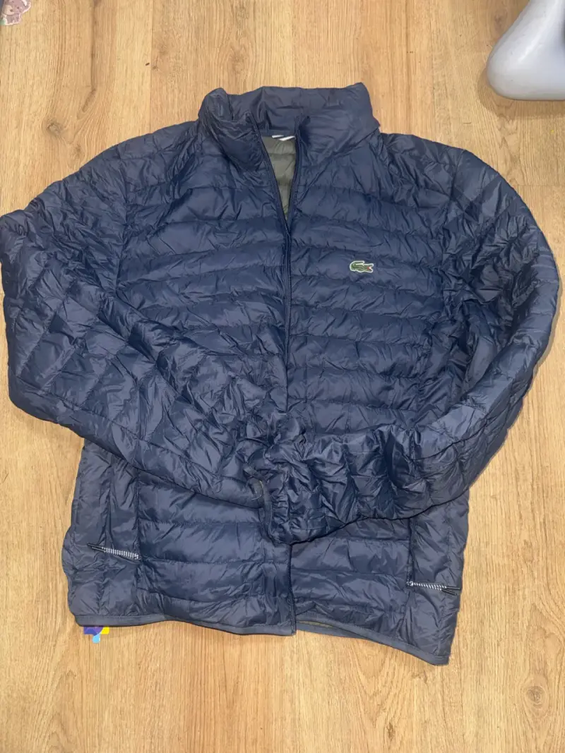Chaqueta acolchada azul Lacoste para hombre - 2