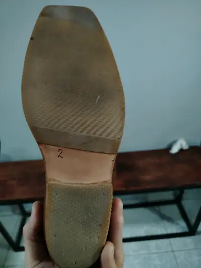 Botas de cuero marrón hombre - miniatura 5