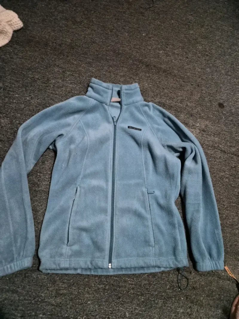 Chaqueta polar azul Columbia para mujer