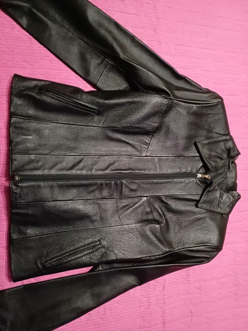 Chaqueta de cuero negra para mujer Todopiel - 1