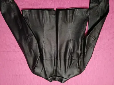 Chaqueta de cuero negra para mujer Todopiel - miniatura 4