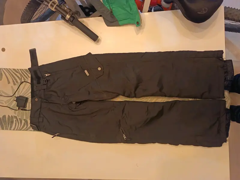Pantalones de esquí Maui Girl negros talla 12 - 1