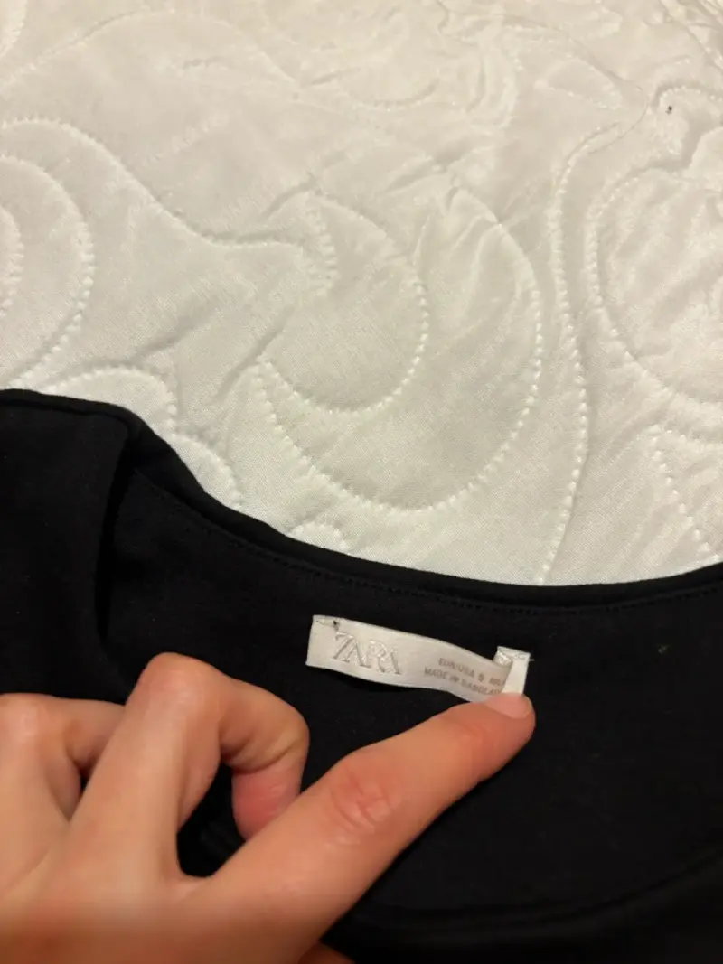 Polerón Zara negro de mujer talla S - 3