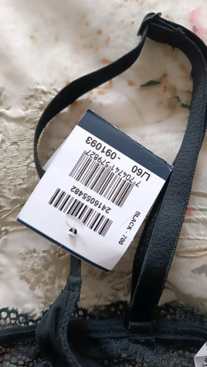 Bralette negro de encaje Leonisa talla S - 5