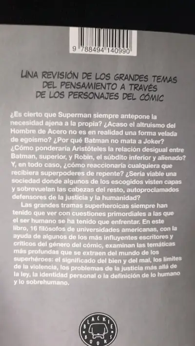 Libro 'Los Superhéroes y la Filosofía' de Tom Morris - miniatura 4