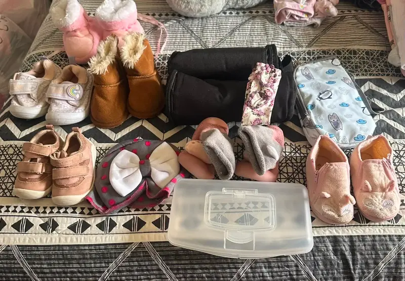 Set de productos para bebé con mochila y accesorios - 4