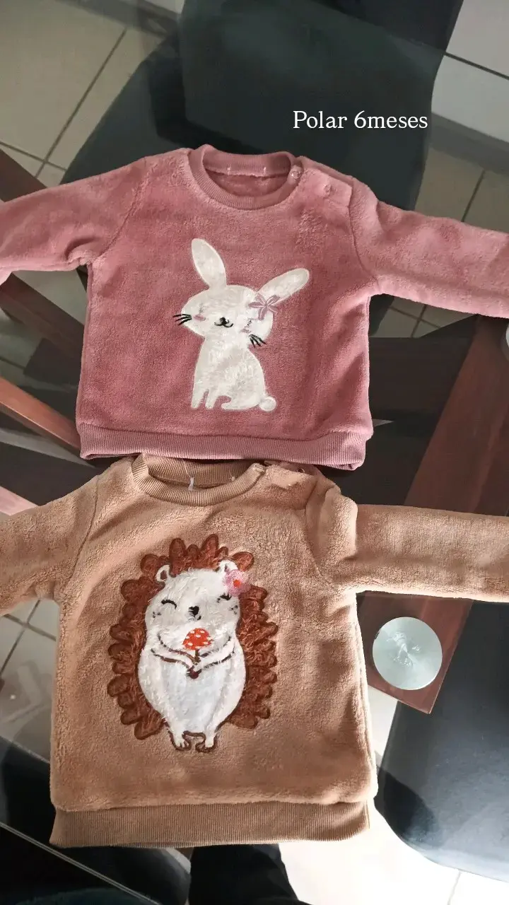 Conjunto de ropa polar para bebé 6 meses - 4