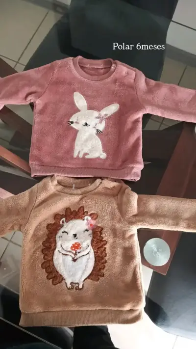 Conjunto de ropa polar para bebé 6 meses - miniatura 4