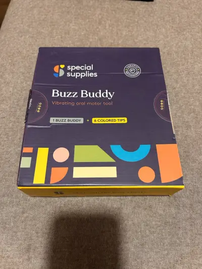Herramienta vibratoria oral Buzz Buddy con puntas - miniatura 1