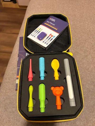 Herramienta vibratoria oral Buzz Buddy con puntas - miniatura 3