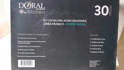 Set de Cuchillería 30 Piezas Acero Inoxidable Doral - miniatura 5