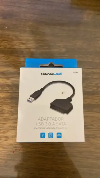 Adaptador USB 3.0 a SATA para SSD/HDD 2.5" - miniatura 1