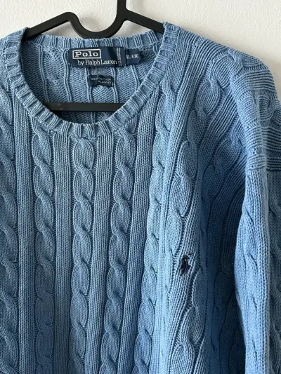 Suéter azul de lana Polo Ralph Lauren - miniatura 2