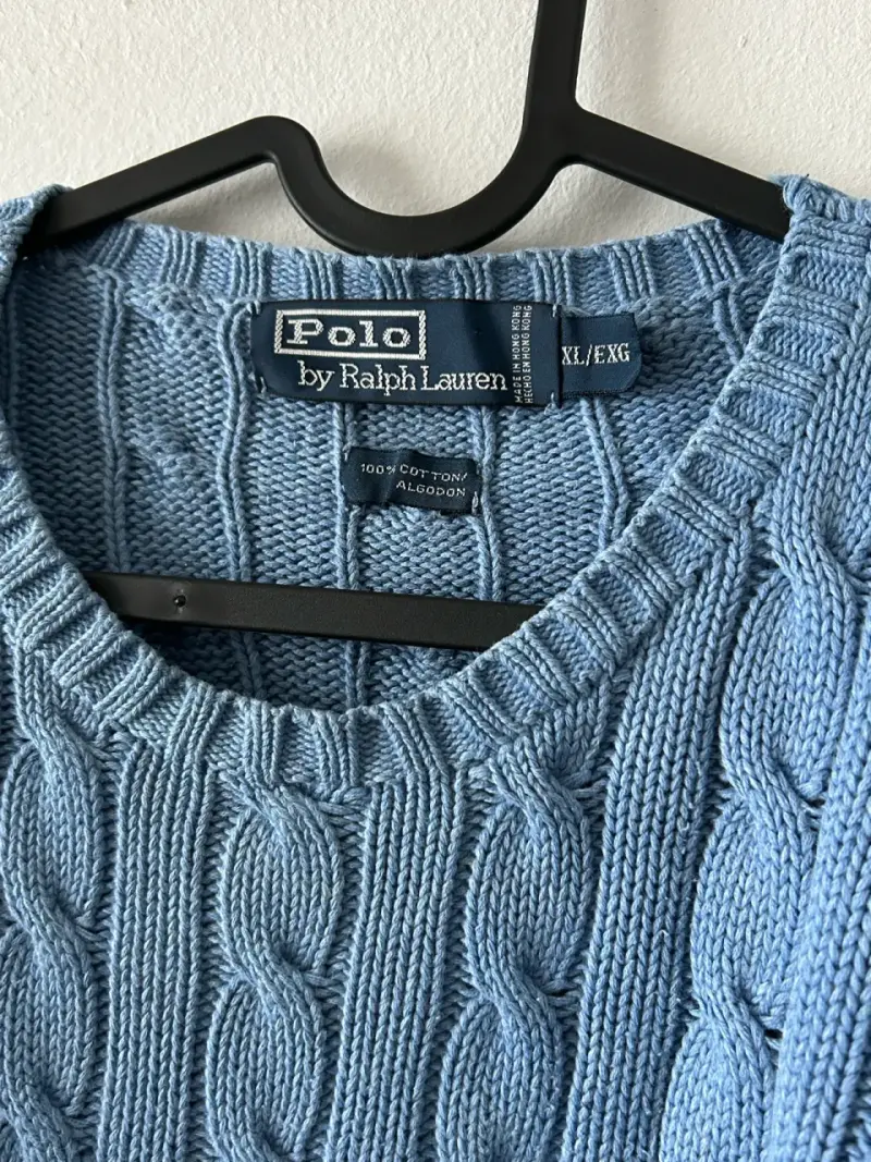 Suéter azul de lana Polo Ralph Lauren - 3