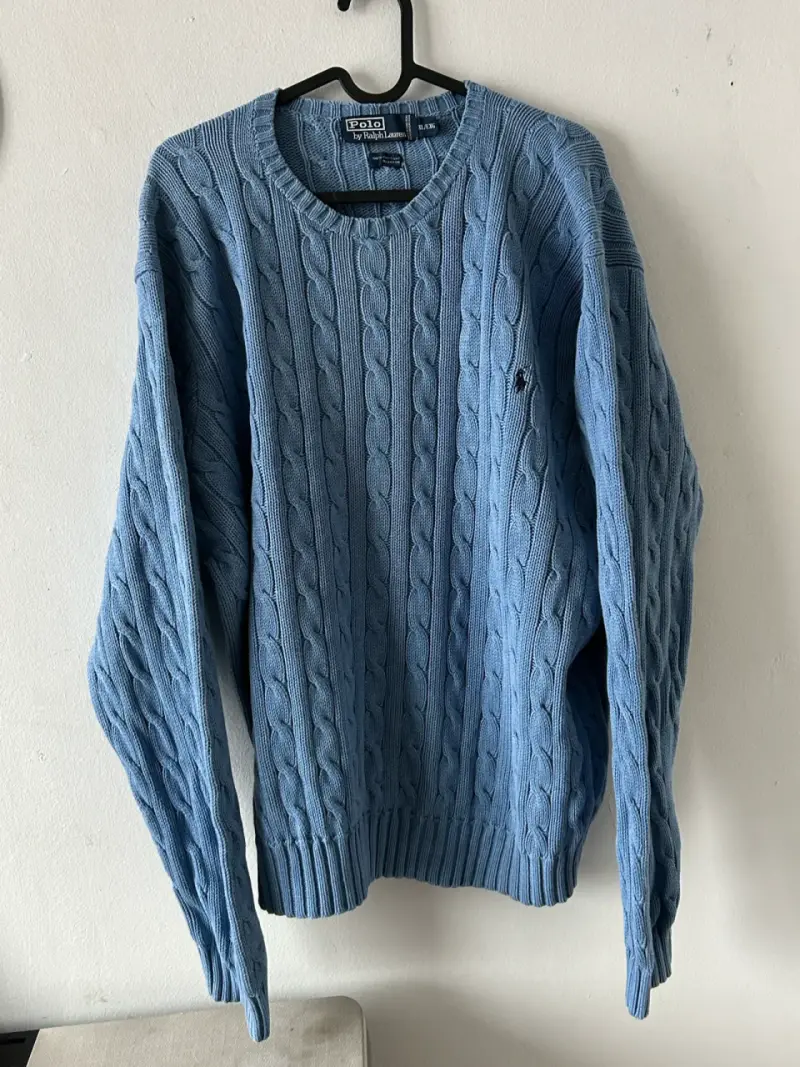 Suéter azul de lana Polo Ralph Lauren - 5