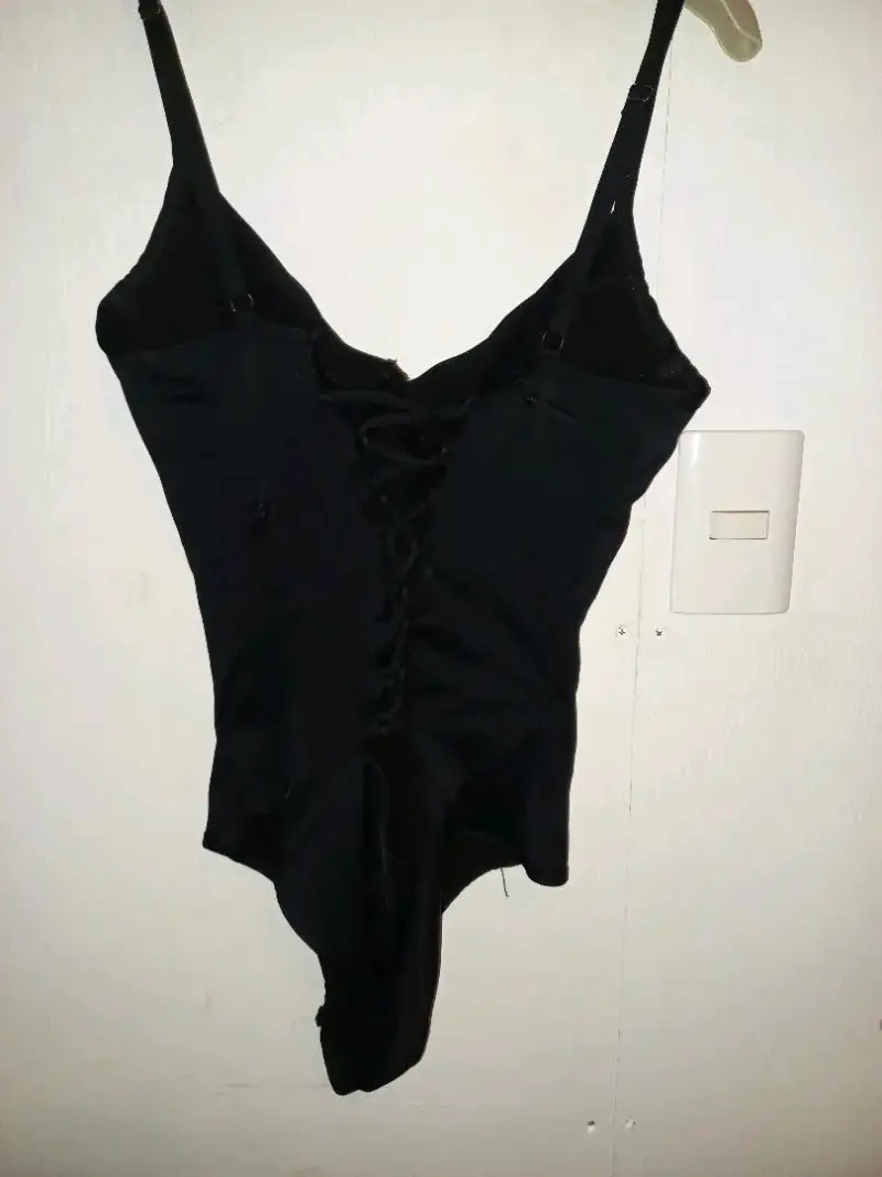 Body faja negro con cordon ajustable - 2