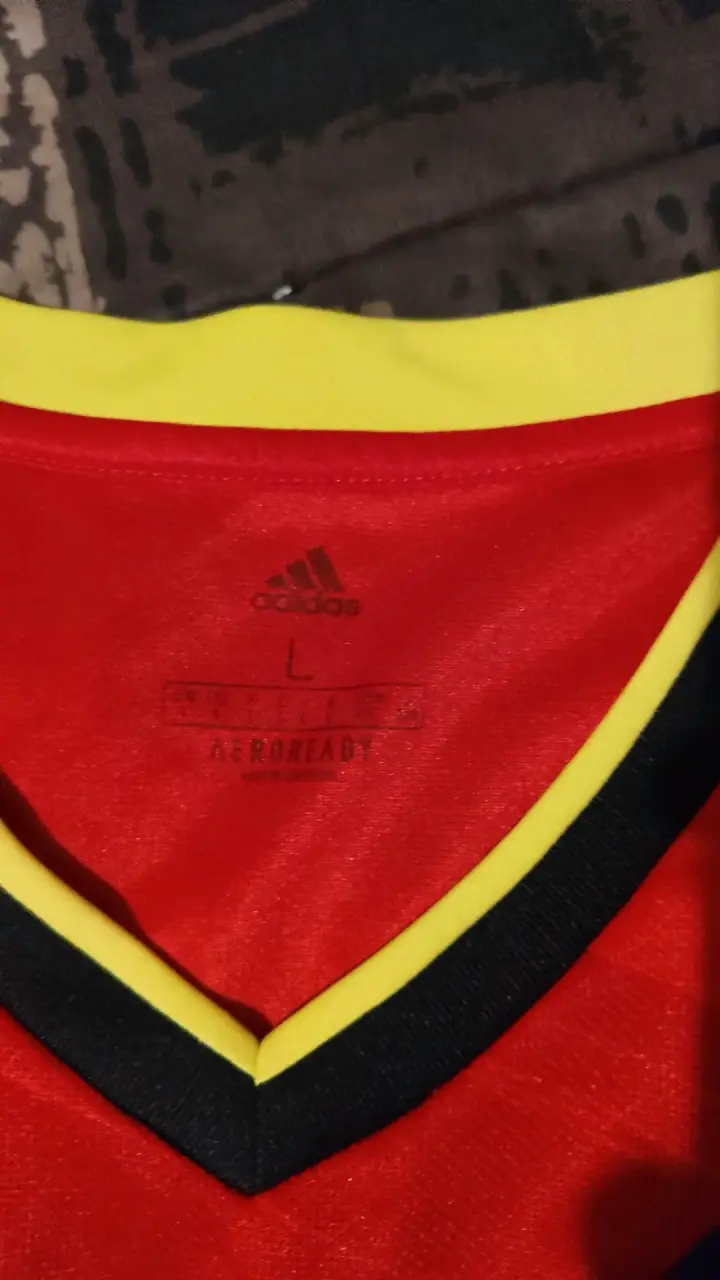 Camiseta de fútbol Bélgica 2020 Adidas roja - 3