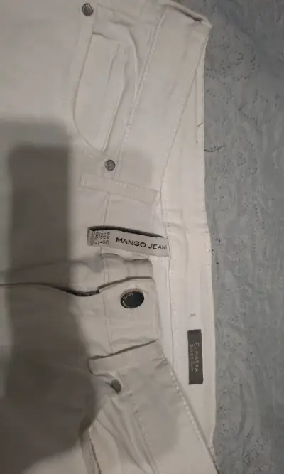 Mango Jeans Blanco - miniatura 2
