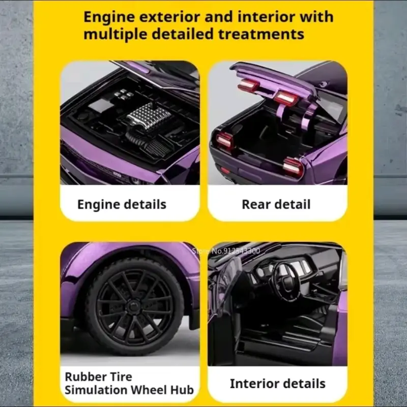 Auto Deportivo Dodge Charger HELLCAT Esc 1:32 - 2