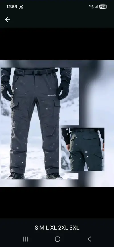 Pantalones térmicos para nieve Columbia - miniatura 1