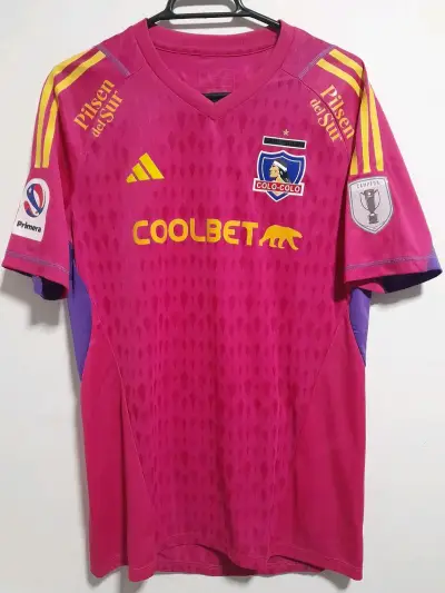 Camiseta de fútbol Colo-Colo portero rosa - miniatura 1
