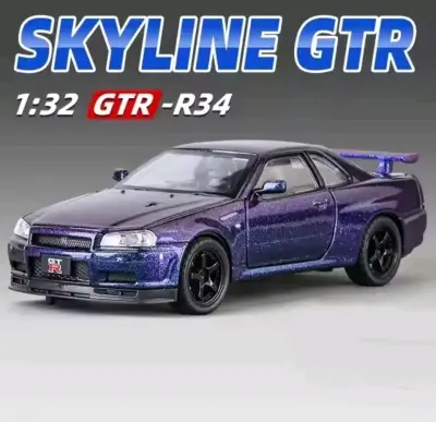Auto juguete  Nissan Skyline GTR R34 1:32 - miniatura 1