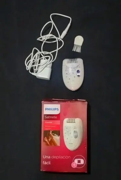 Paquete:Depiladora  Satinelle  +alisadora Philips - miniatura 1
