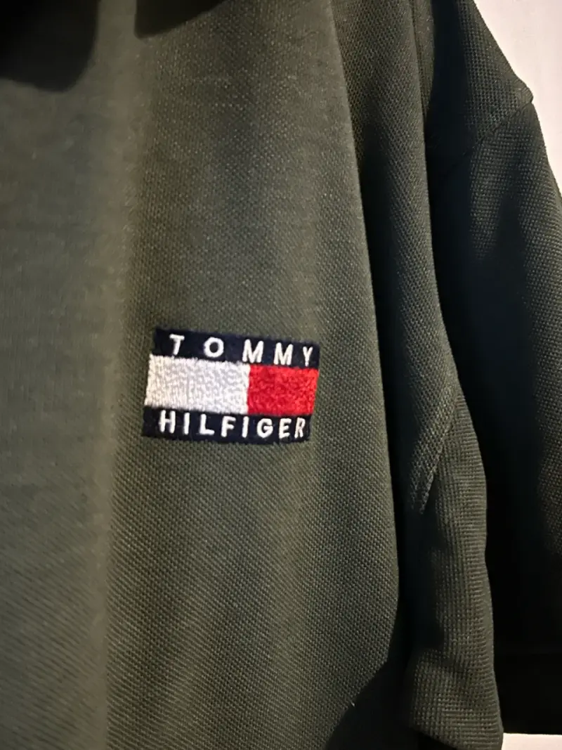 Polera Polo Tommy Hilfiger Verde Talla L - 3