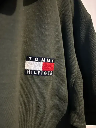 Polera Polo Tommy Hilfiger Verde Talla L - miniatura 3