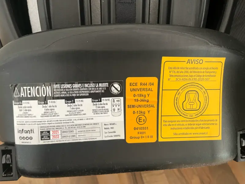 Silla de Auto Infanti Multiaje Isofix - 2