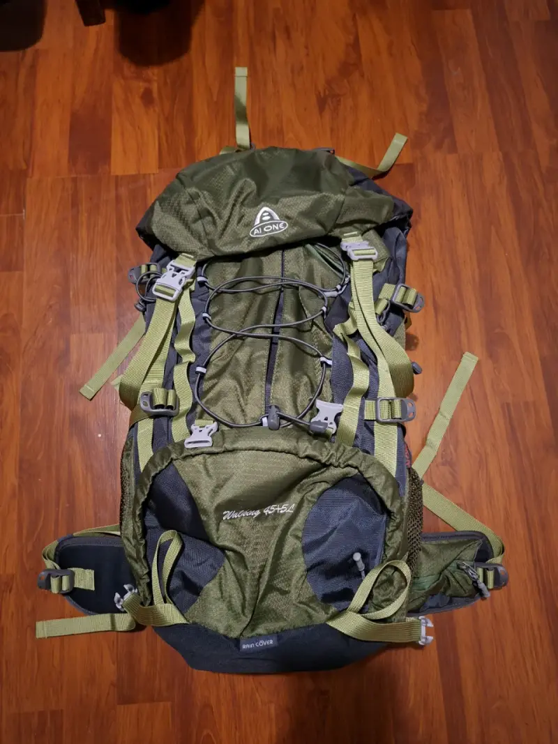 Mochila de senderismo Ai One 45+5L verde - 5
