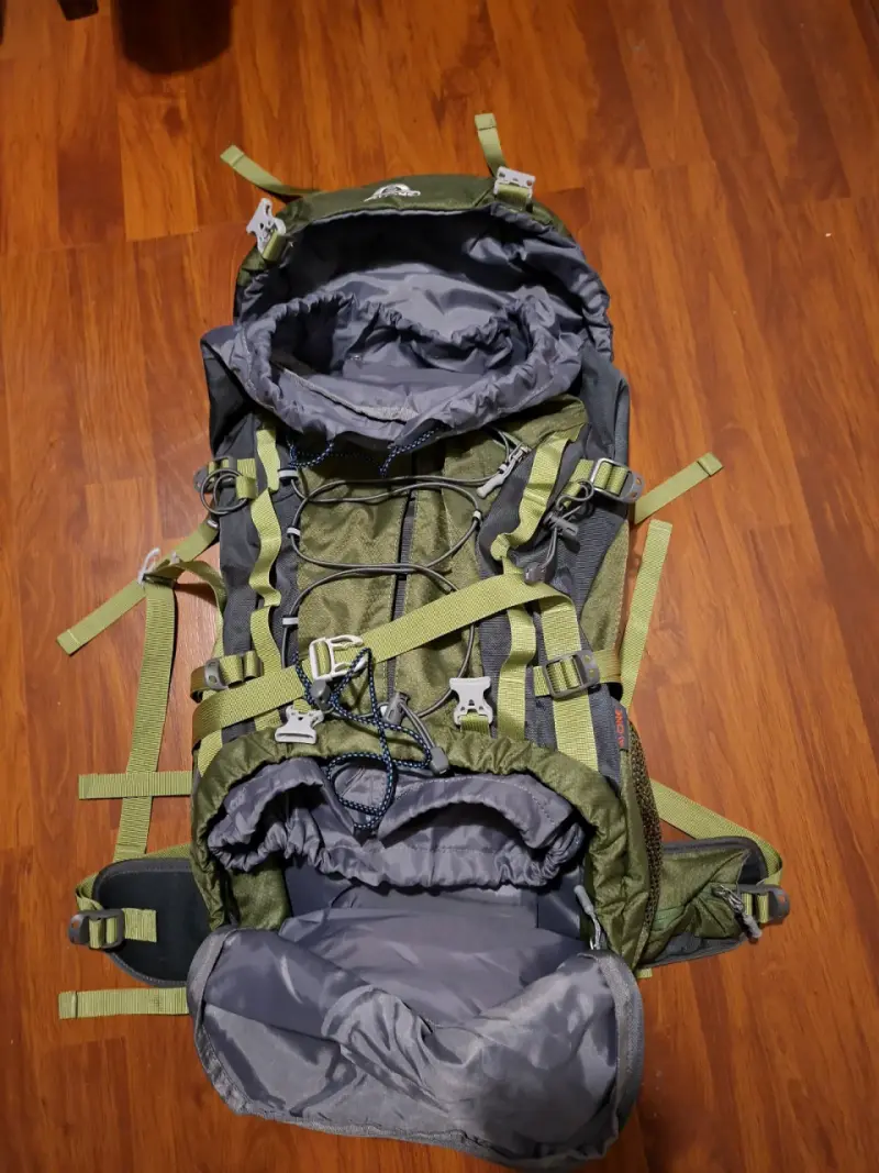 Mochila de senderismo Ai One 45+5L verde - 6