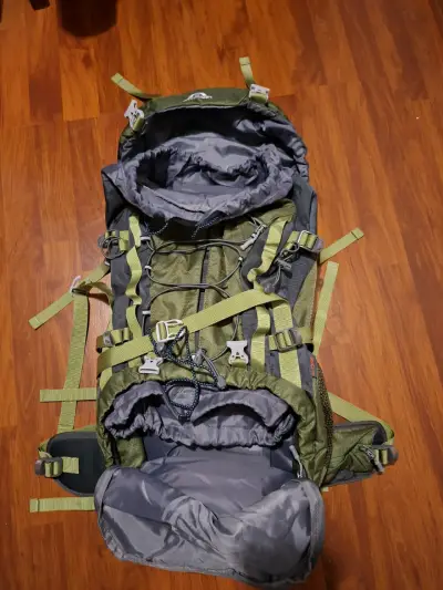 Mochila de senderismo Ai One 45+5L verde - miniatura 6