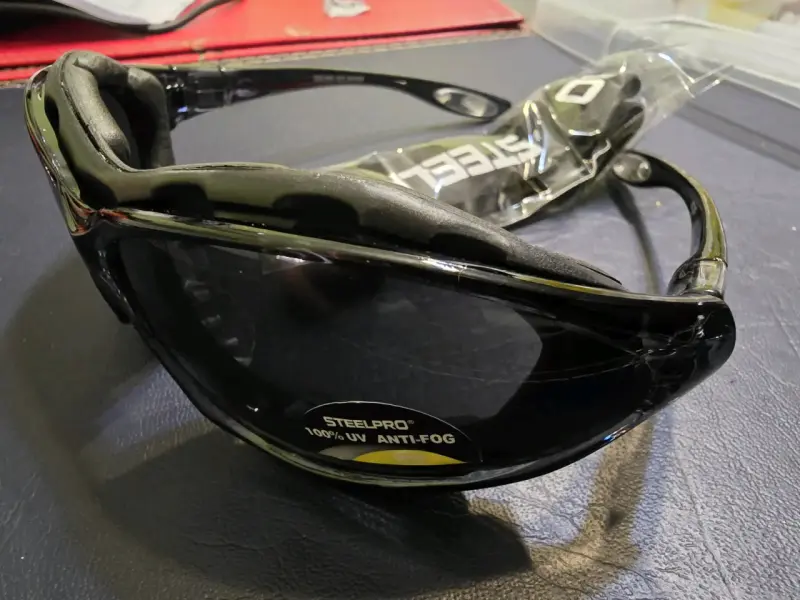 Gafas de Seguridad Steelpro Antivaho Negras - 3