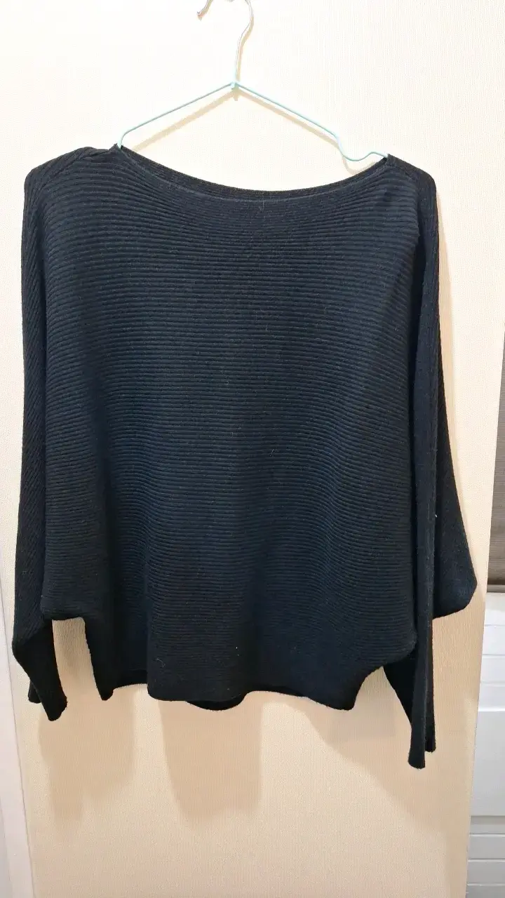 Suéter negro de punto para mujer - 3