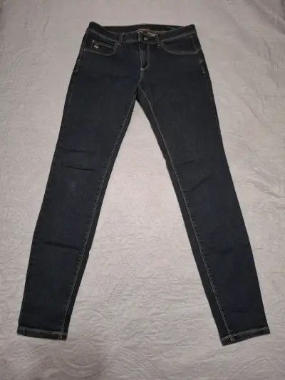Jeans skinny Benetton azul oscuro mujer - miniatura 1